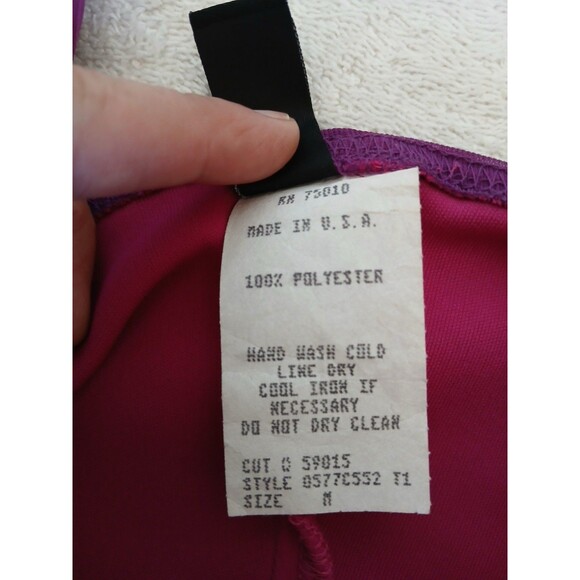 Windsor Beaded Waist Party Cocktails Dress Purple Medium Cocktails Embellished - Picture 15 of 15